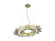Aspen LED Chandelier in Brushed Brass (192|HF3027-BB)