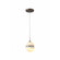 Sedona One Light Pendant in Alabaster / Aged Brass (192|HF2900-AB)