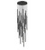 Filmore Ave. LED Chandelier in Black (192|HF2800-BLK)