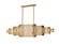 Waldorf LED Chandelier in Aged Brass (192|HF1920-AB)