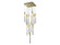 Boa LED Pendant in Brushed Brass (192|HF1905-13-BOA-BB)