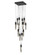 Aspen LED Pendant in Black (192|HF1905-13-AP-BK)