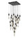 Aspen LED Pendant in Black (192|HF1904-25-AP-BK)