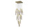 The Original Glacier LED Pendant in Brushed Brass (192|HF1903-41-GL-BB)