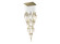 Aspen LED Pendant in Brushed Brass (192|HF1903-41-AP-BB)