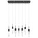 Aspen LED Pendant in Black (192|HF1900-7-AP-BK-C)