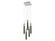 The Original Glacier LED Pendant in Polished Chrome (192|HF1900-5-GL-CH)