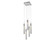 Boa LED Pendant in Polished Chrome (192|HF1900-5-BOA-CH)