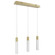 The Original Glacier LED Pendant in Brushed Brass (192|HF1900-3-GL-BB-C)