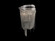 Wilshire Blvd. Two Light Wall Sconce in Polish Nickel/Crystal (192|HF1607-NCK)