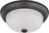 Close to Ceiling Mahogany Bronze Two Light Flush Mount in Mahogany Bronze (72|60-3145)