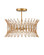 Marquise Three Light Flush Mount in Clear/Luxor Gold (142|9000-1325)