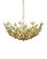 Babylon Eight Light Chandelier in Green/Contemporary Gold Leaf/Contemporary Gold (142|9000-1308)