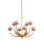 Marilee Eight Light Chandelier in Pink/Dutch Gold Leaf (142|9000-1306)