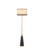 Gieves One Light Floor Lamp in Black / Bronze / Antique Brass (142|8000-0174)