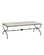 Agora Cocktail Table in Natural/Rustic Bronze (142|4000-0244)