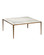 Oblique Cocktail Table in Natural/Antique Brass (142|4000-0237)