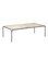 Crema Cocktail Table in Natural / Bronze (142|4000-0220)