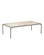 Crema Cocktail Table in Natural/Bronze (142|4000-0220)