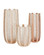Merletto Vase in Blush/Clear (142|1200-1031)