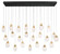 Castelo LED Chandelier in Matte Black (541|12296-02)