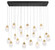 Castelo LED Chandelier in Matte Black (541|12295-02)