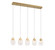 Castelo LED Chandelier in Painted Antique Brass (541|12292-030)