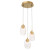 Castelo LED Pendant in Painted Antique Brass (541|12288-030)