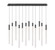 Gravina LED Chandelier in Brushed Gun Metal (541|12275-048)