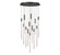 Gravina LED Chandelier in Brushed Gun Metal (541|12272-048)