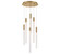 Gravina LED Chandelier in Brushed Brass (541|12271-037)