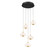 Adelfia LED Chandelier in Matte Black (541|12265-02)