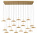 Mantova LED Chandelier in Painted Antique Brass (541|12260-030)