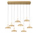 Mantova LED Chandelier in Painted Antique Brass (541|12258-030)