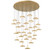 Mantova LED Chandelier in Painted Antique Brass (541|12256-030)