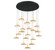 Mantova LED Chandelier in Matte Black (541|12255-02)