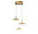 Mantova LED Pendant in Painted Antique Brass (541|12253-030)