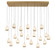 Lucidata LED Chandelier in Painted Antique Brass (541|12250-030)