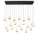 Lucidata LED Chandelier in Matte Black (541|12250-02)