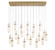 Verona LED Chandelier in Painted Antique Brass (541|12248-030)