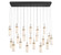 Verona LED Chandelier in Matte Black (541|12248-02)