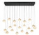 Calcolo LED Chandelier in Matte Black (541|12247-02)