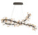 Pisa LED Chandelier in Black with Gold Accent (541|12223-043)