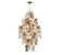 Veneto 20 Light Chandelier in Aged Brass (541|12201-022)