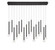 Soffio LED Chandelier in Matte Black (541|12146-02)