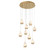 Lucidata LED Chandelier in Painted Antique Brass (541|12137-030)