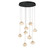 Calcolo LED Chandelier in Matte black (541|12121-02)