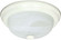 Flush Mounts Textured White Three Light Flush Mount in Textured White (72|60-223)