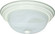 Two Light Flush Mount in Textured White (72|60-221)