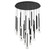 Soffio LED Chandelier in Matte Black (541|12111-02)
